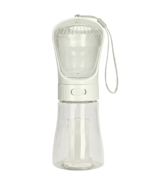 Portable Dog Water Bottle with Food Storage & Poop Bag – 330 ml - Image 2