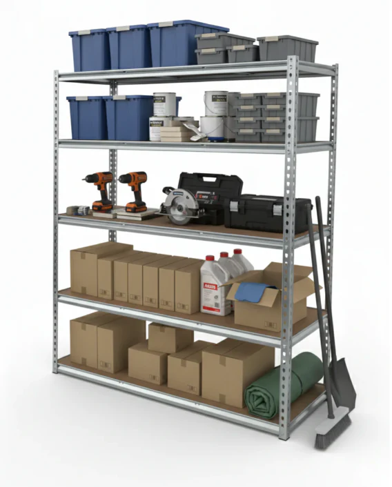 PowerFrame Metal Shelf - 183 x 120 x 45 cm - 275kg/Layer - Image 8