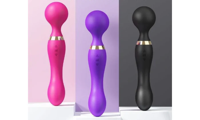 360° 20-Speed Double-Vibration Magic Wand Vibrator