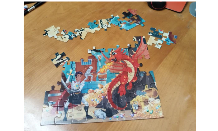 Prima Toys - Boys Puzzles - Dragons and Knights - Set of 48 - Image 2