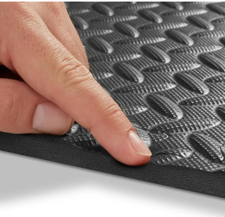 Pro EVA Foam 60*60cm Interlocking Tiles -4pc - Black - Image 6