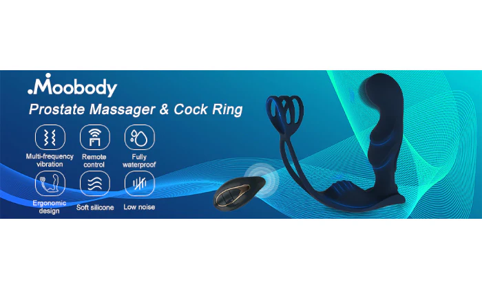 Prostate Massager with Penis Ring - Image 4