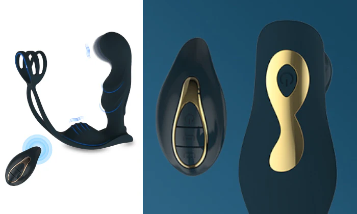 Prostate Massager with Penis Ring - Image 8