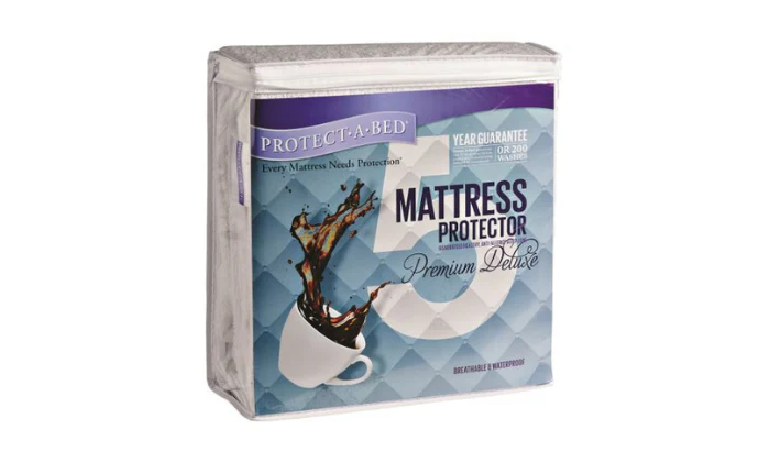 Protect-A-Bed - Premium Deluxe Mattress Protector - White