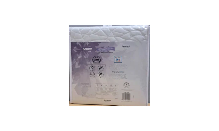Protect-A-Bed - Thermasleep Snow Pillow Protector - White - Standard 72x48