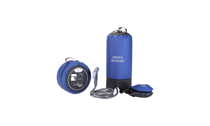 Outdoor PVC Pressure Shower with Foot Pump