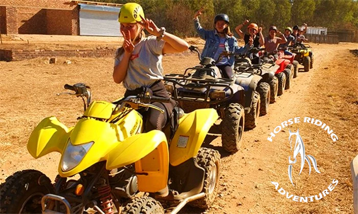 Quad Biking Experience for 2 or 4 at Horse Riding Adventure