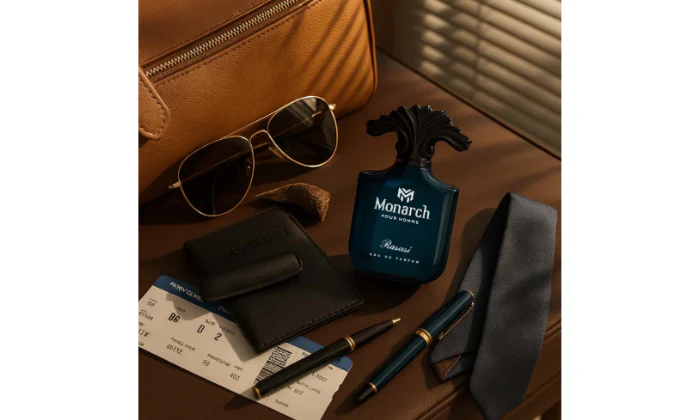 Rasasi Monarch Pour Homme 100 ML- Inspired by Twists of Invictus By Paco Rabanne & Bleu De Chanel - Image 2