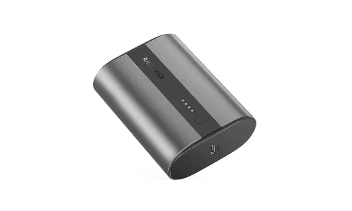 RAVpower 10000mAh Type-C PD18W/QC3.0 Power Bank - Metallic Dark Grey