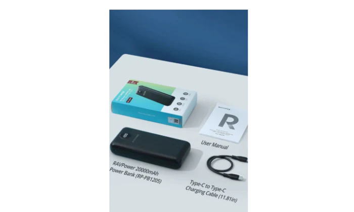 RAVPower 20000mAh 3-Port PD Powerbank 20W - Image 2