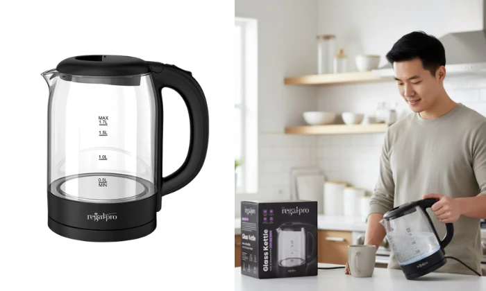 Regal Pro - Glass 1.7l Kettle