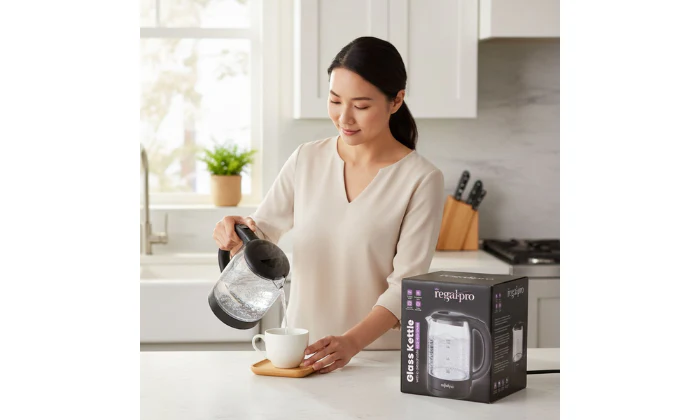 Regal Pro - Glass 1.7l Kettle - Image 3