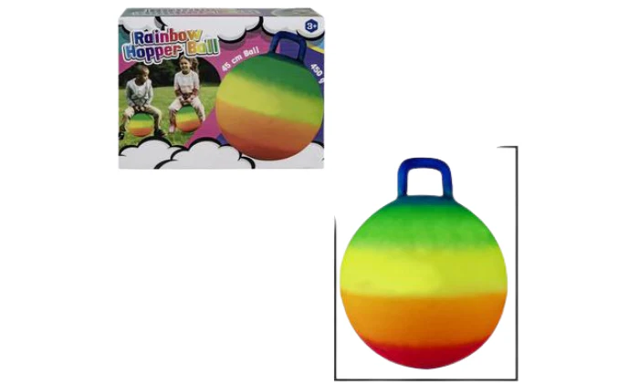 Ride On Rainbow Hopper Ball 45cm,450g