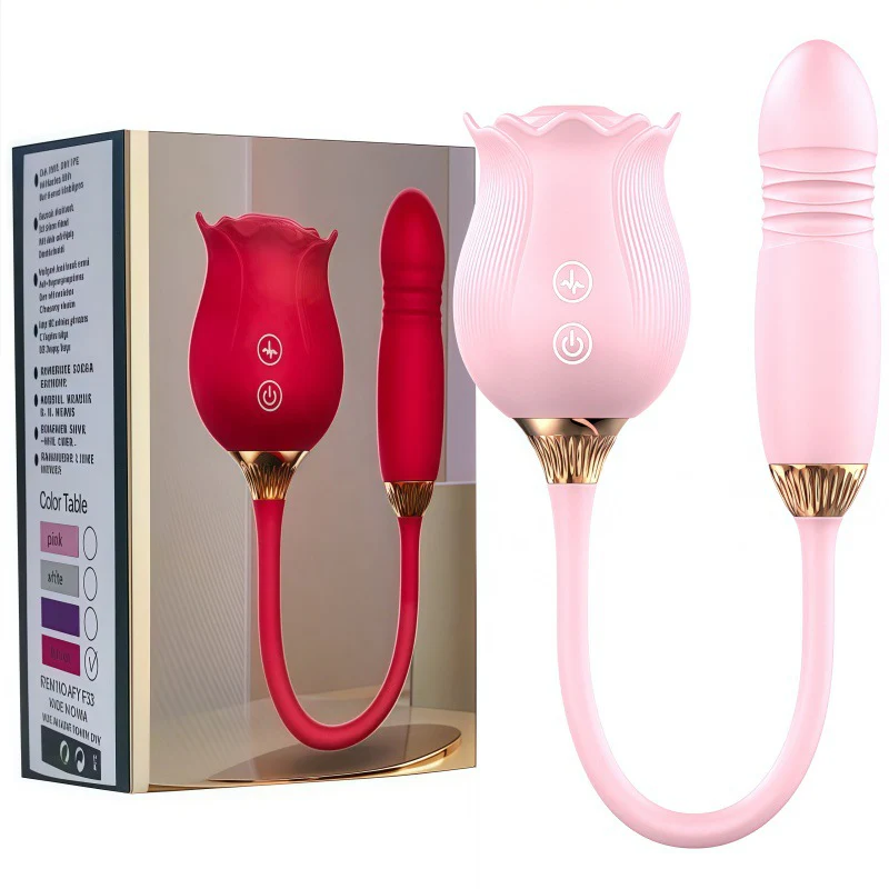 Rose Vibrating Egg Sucking Enhanced + Vibrating Tail - Image 2