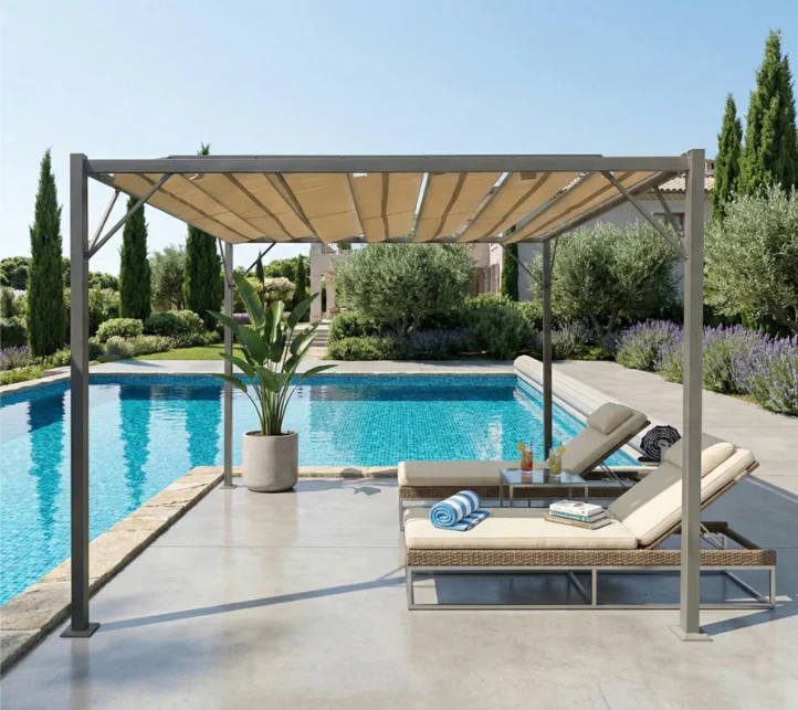 RoyalPatio Bioclimatic Pergola - Beige - Finery - Image 9