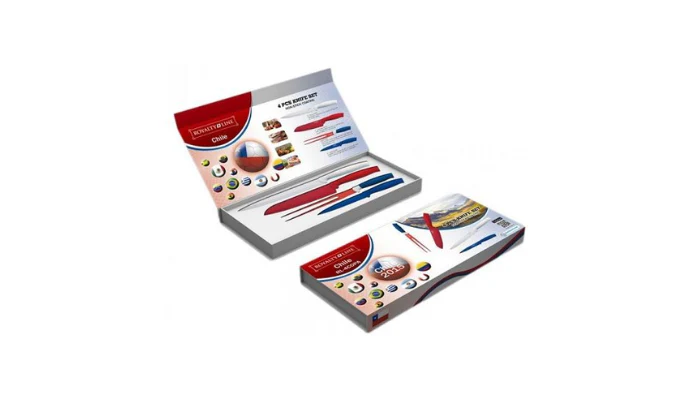 Royalty Line 4-Piece Non-Stick Coating Knife Set