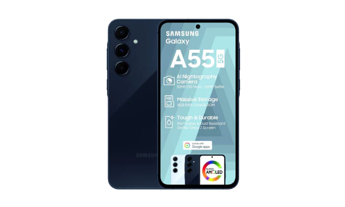 Samsung Galaxy A55 5G 256GB Dual Sim - Awesome Navy