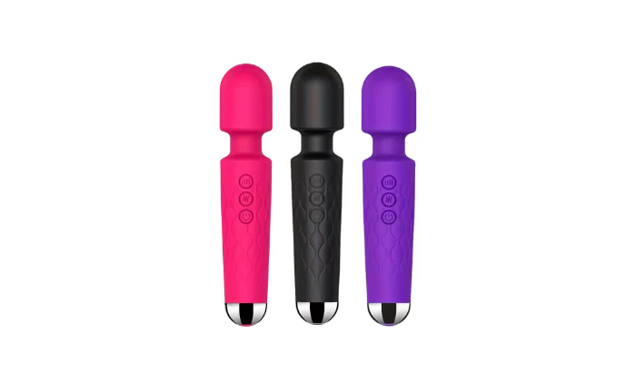 20 Frequency Silicone Wand Vibrator