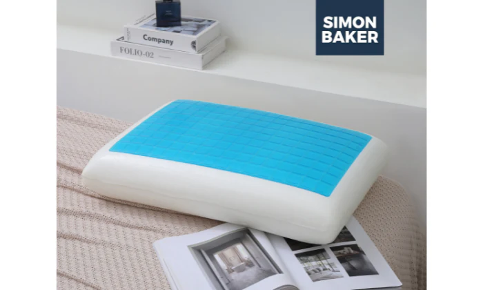 Simon Baker Memory Foam Cooling Gel & Aloe Vera Pillows - Image 2