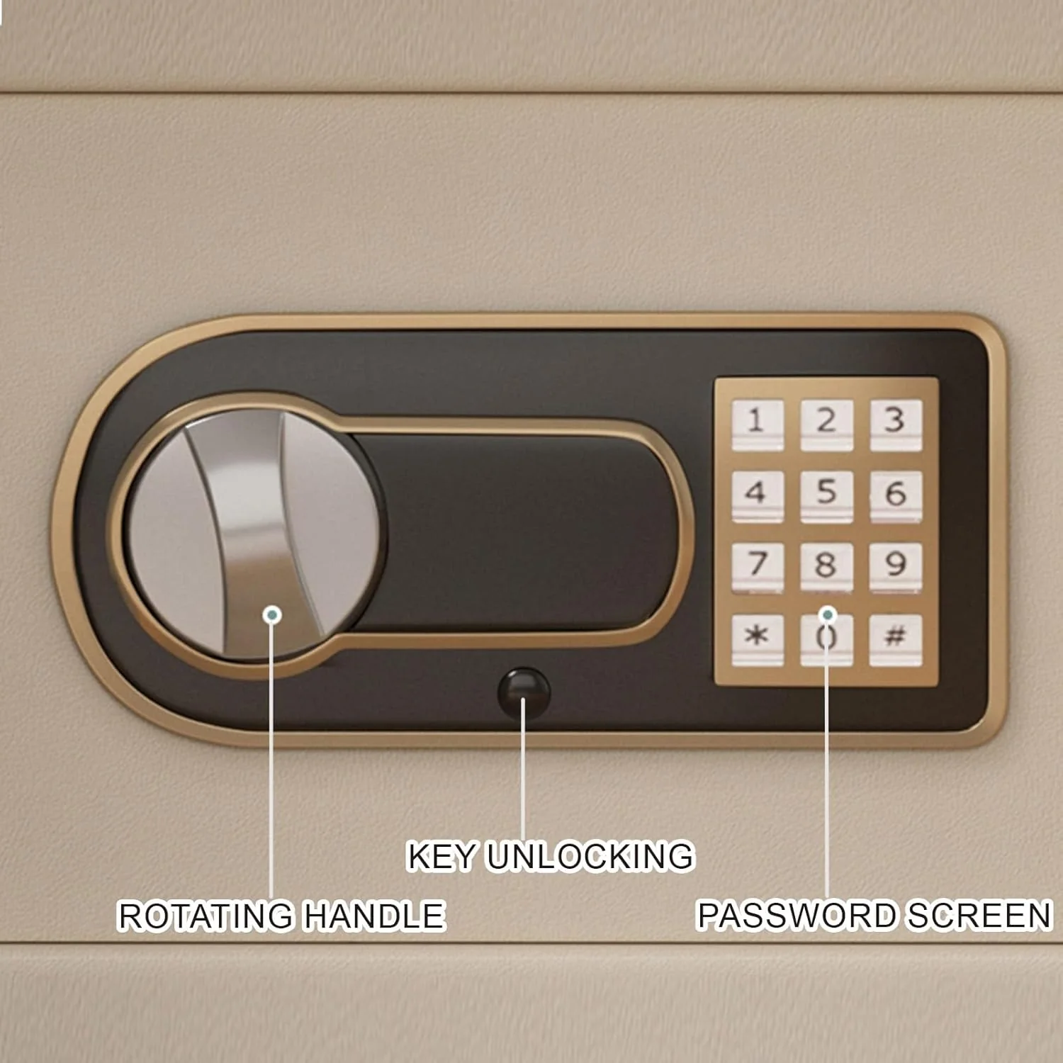 Wireless Charging Smart Multifunctional Bedside Table & Integrated Safe - Image 6