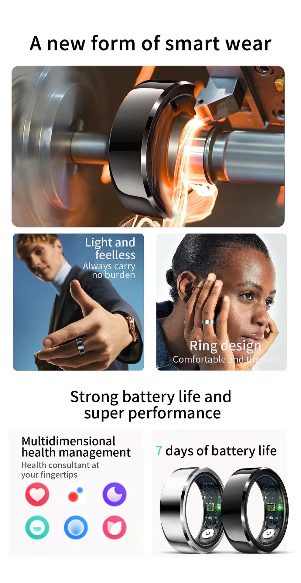 Smart Ring Health & Fitness Tracker - Image 10