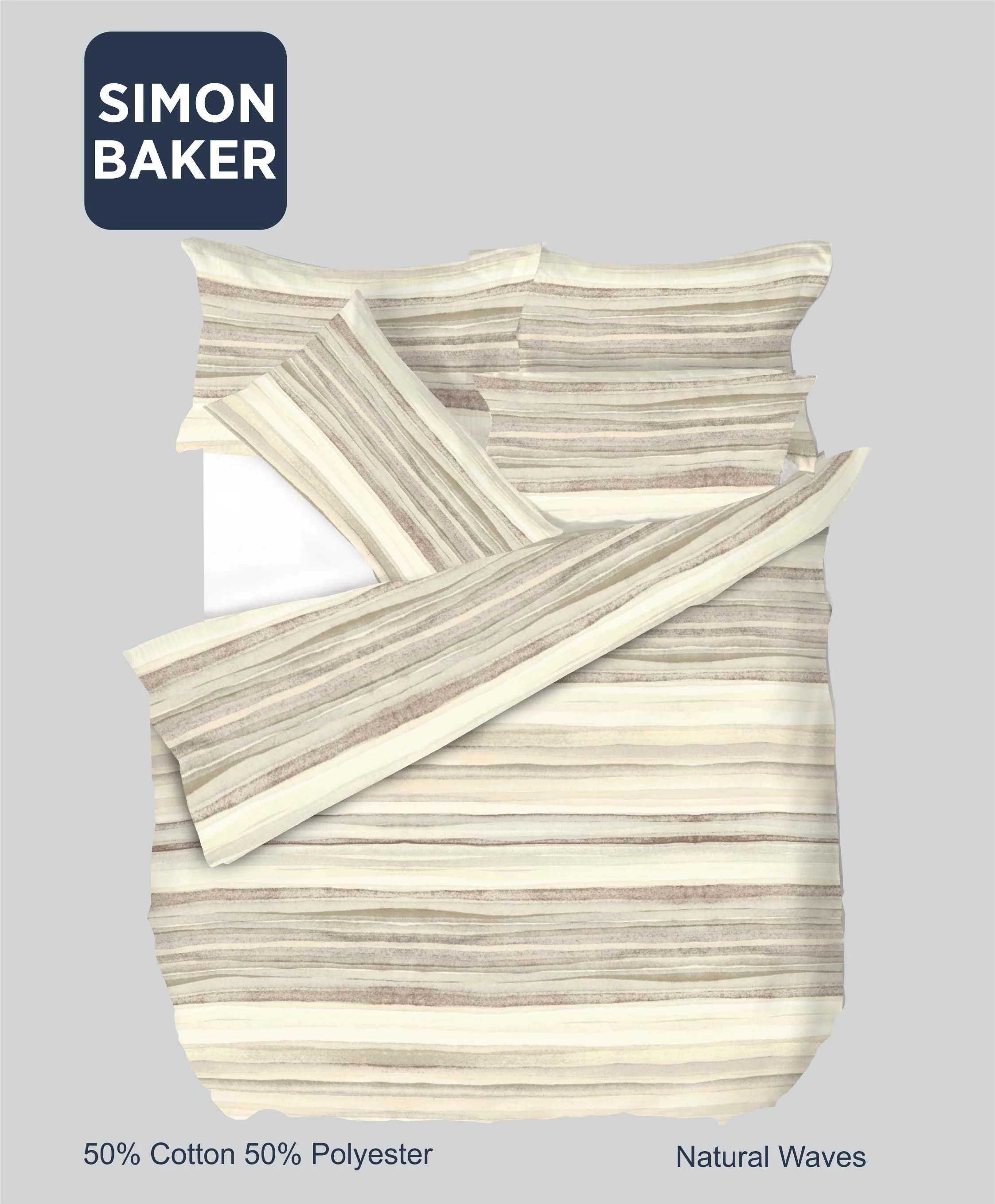 Simon Baker Classic Printed Duvet Cover Sets & Pillowcases - Image 5