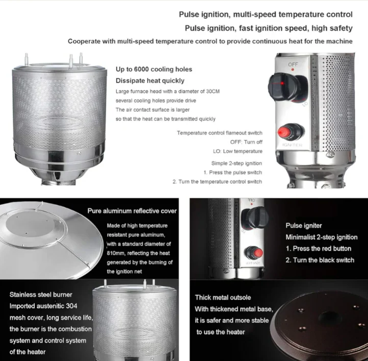 SnuggleFlame Patio Heater - Fine Living - Image 4
