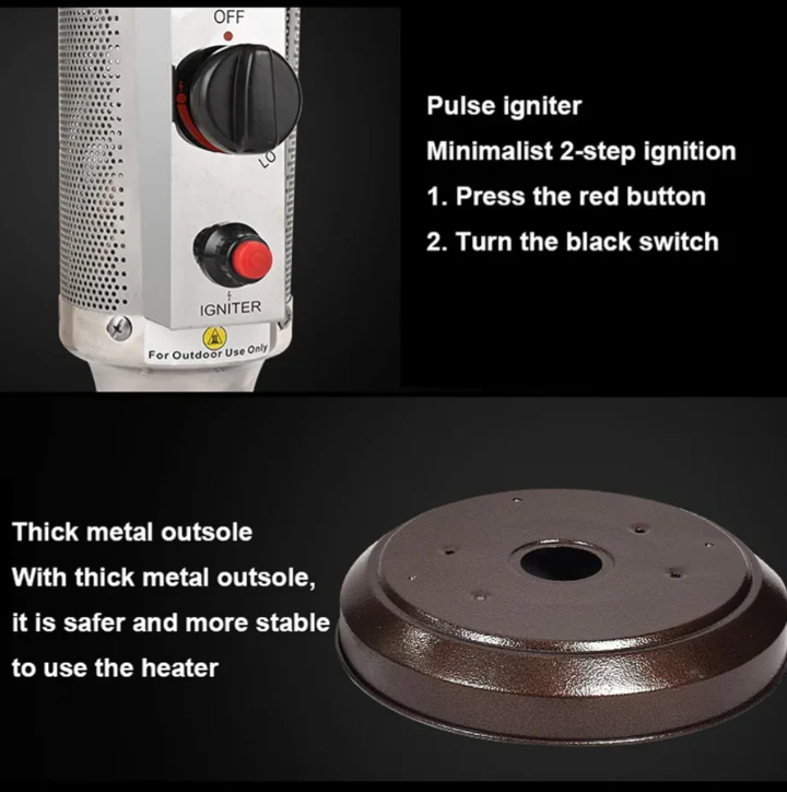 SnuggleFlame Patio Heater - Fine Living - Image 6