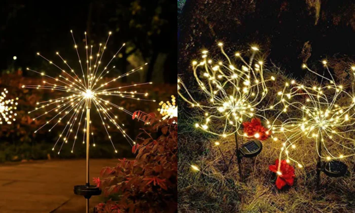 Solar Waterproof LED Firework Garden Lights