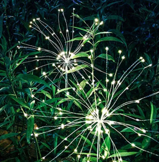 Solar Waterproof LED Firework Garden Lights - Image 4