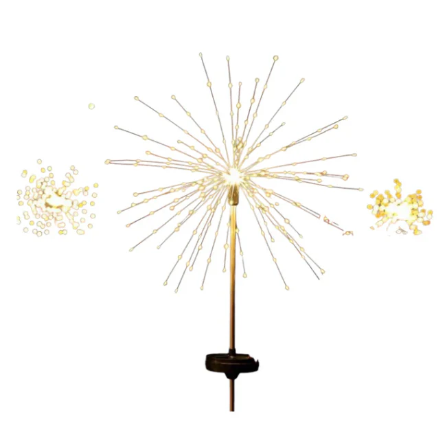 Solar Waterproof LED Firework Garden Lights - Image 5