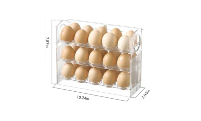 Space Saver 3 Tier Egg Tray - Fine Living - Image 2