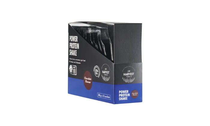 The Harvest Table Sports Protein Shake Sachets - Chocolate 15's - Image 2
