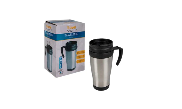 Stainless Steel Travel Mug – 400ml (Gift Boxed)