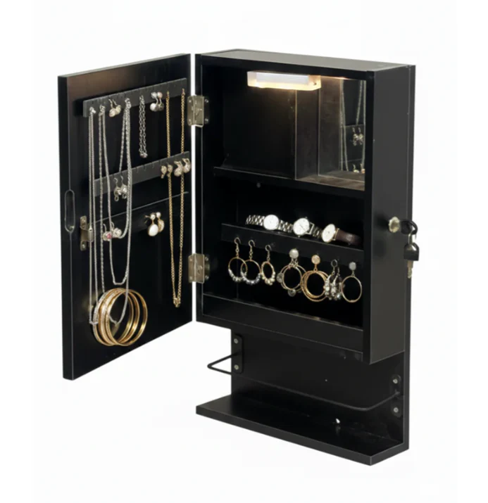 Stella Cosmetics Cabinet with LED Light - Fine Living - Image 13