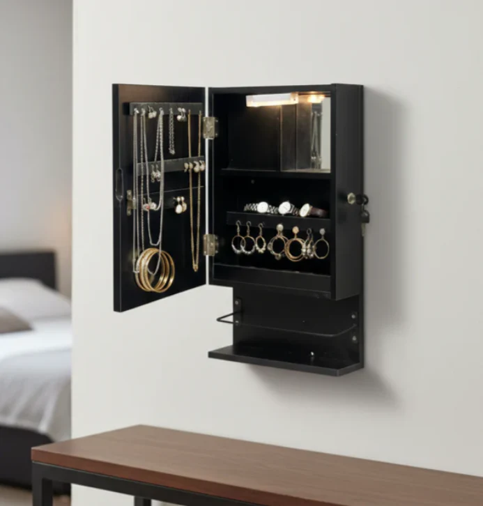 Stella Cosmetics Cabinet with LED Light - Fine Living - Image 16