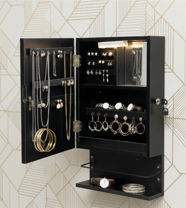 Stella Cosmetics Cabinet with LED Light - Fine Living - Image 2