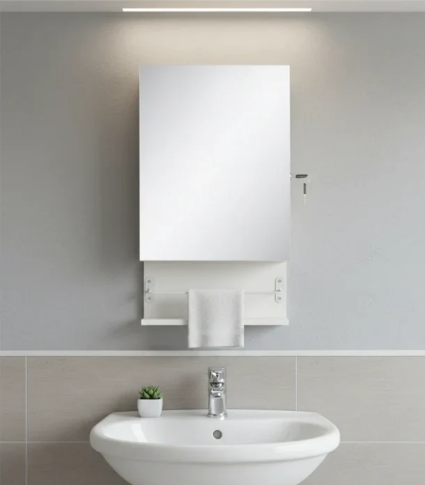Stella Cosmetics Cabinet with LED Light - Fine Living - Image 6
