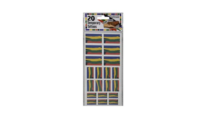 20-Piece SA Inspired Temporary Sticker Tattoo