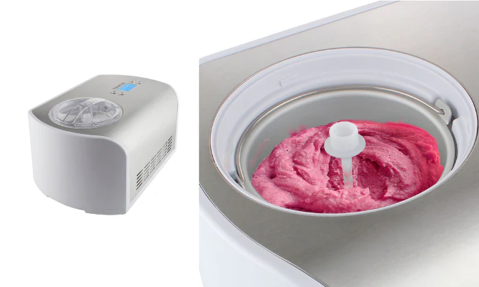 Taurus Ice Cream Maker LCD Display Stainless Steel Brushed 1.2L 135W