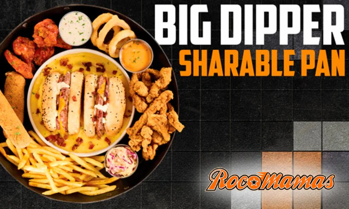 The Big Dipper Shareable Pan for 2 at RocoMamas Durbanville
