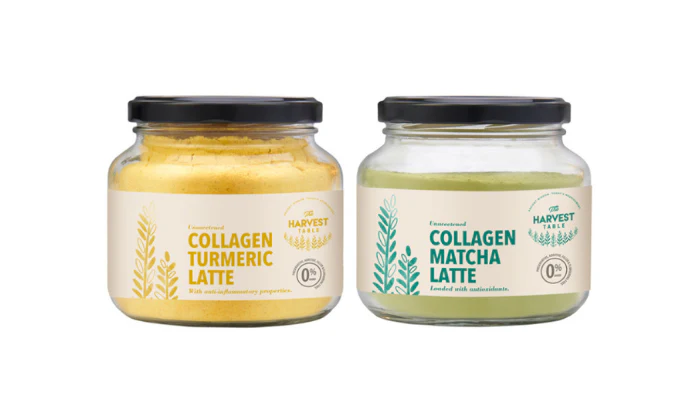 The Harvest Table Collagen Lattes - Matcha Or Turmeric