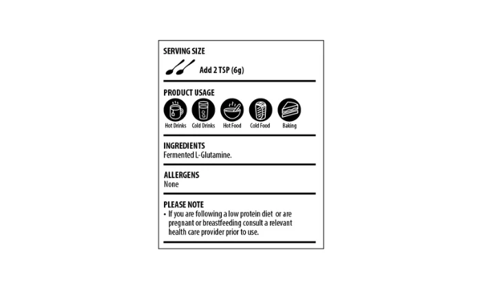 The Harvest Table Pure L-Glutamine Powder - Image 2