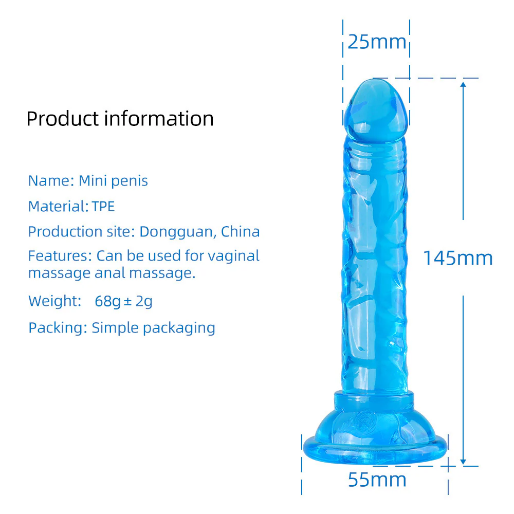 Transparent Realistic Dildo - Image 3