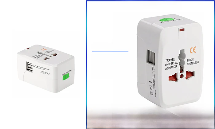 Universal Worldwide Conversion Plug With 2 USB - Image 6