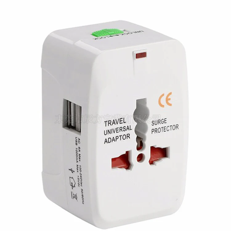 Universal Worldwide Conversion Plug With 2 USB - Image 8