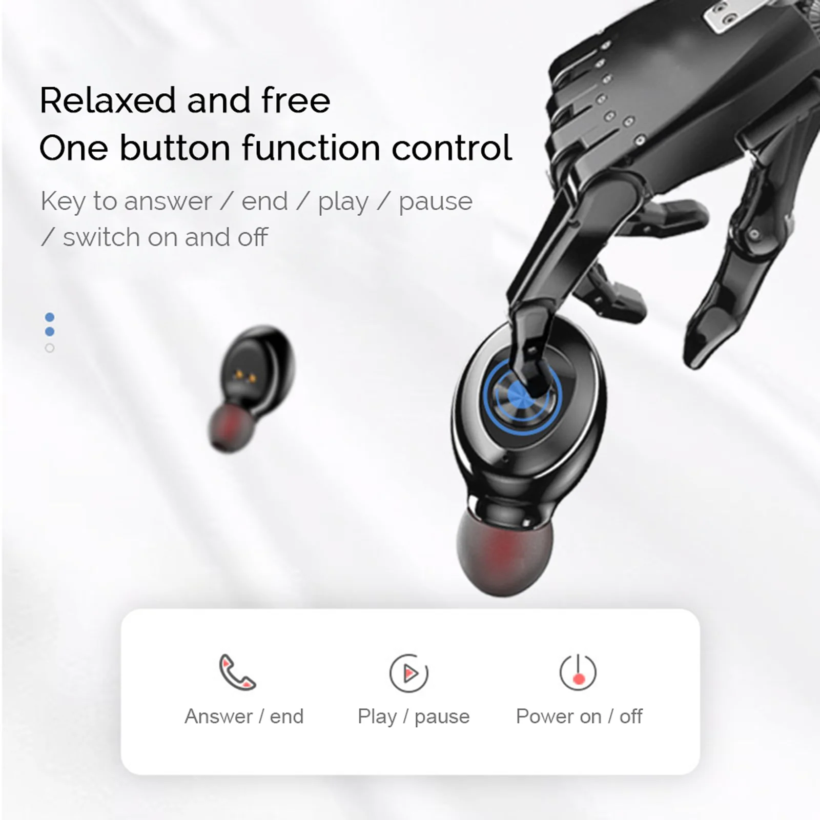 TWS Earbuds Bluetooth 5.0 True Wireless Headphones - Image 4