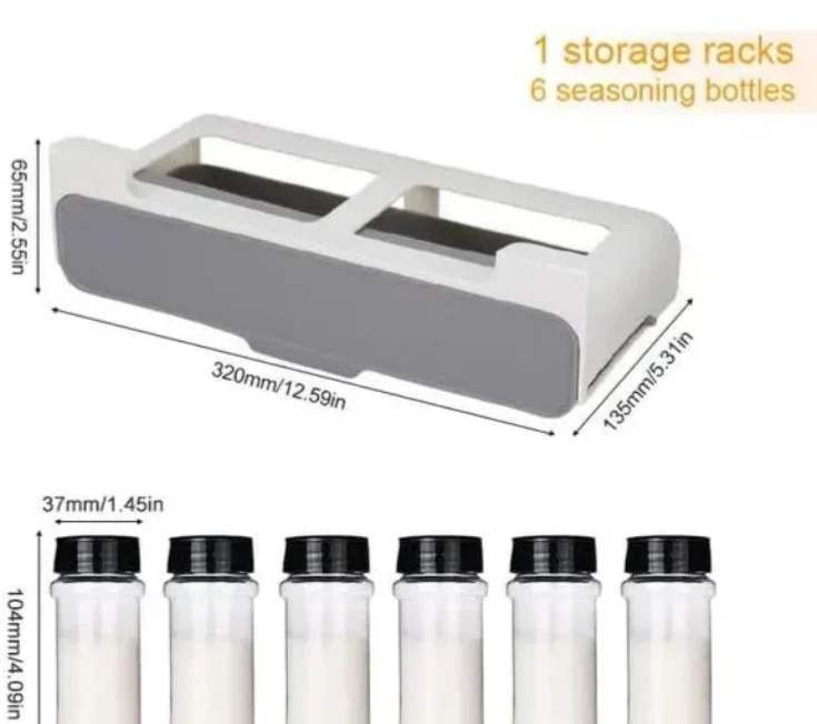 Under Cabinet Spice Rack Organizer - Fine Living - Image 5