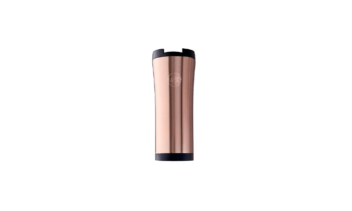 W10 London Vacuum Sealed Stemless Tumbler with Pouch - Rose Gold - Image 2