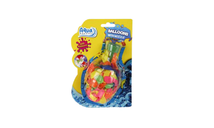 Water Balloons – 100 Pack with Nozzle